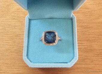 DIAMANTOVÝ PRSTEN TOPAZ 5.49ct. TOP CENA - 2