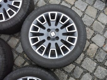 ALU KOLA + LETNÍ PNEU 185/55R15 SEAT VW ŠKODA - 2