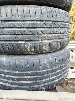 Al kola R15 DEZENT rozteč 5x112+ pneu 195/50 R15. - 2