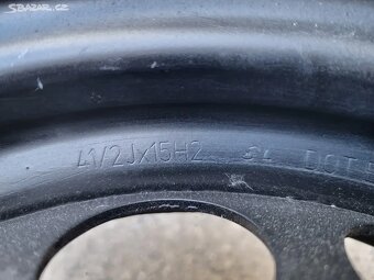 Plechové disky 15"4X100 4,5J  ET35 Toyota Peugeot Citroen - 2