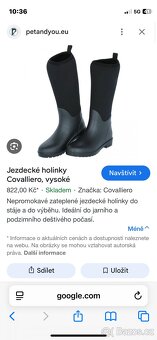 Jezdecké holinky cavaliero vel 37 - 2