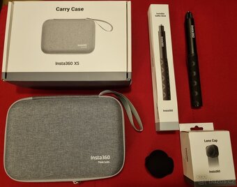 Insta360 X5 příslušenství – selfie tyč, pouzdro, kryt čoček - 2