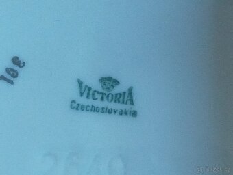 PORCELÁNOVÁ KONVICE VICTORIA - ČESKÉ ART DECO -VÝVOZ FRANCIE - 2