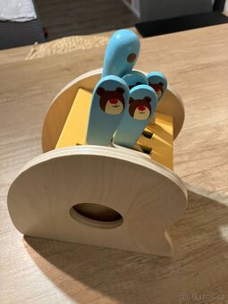 Dětské dřevěné nože - sada včetně stojánku - 2