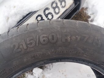Letní pneumatiky Continental 215/60R17 - 2