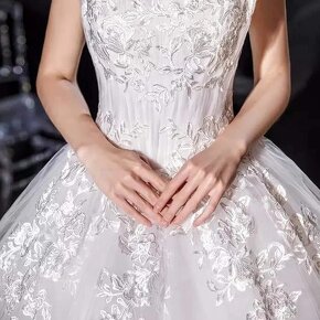 XS-S NOVÉ svatební šaty PRINCES - 2