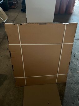 Vanička obdelník 100x90 litý mramor - 2