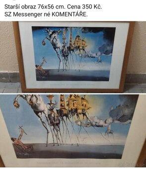Staré obrazy a obrázky viz fota. Ceny viz fota. - 2