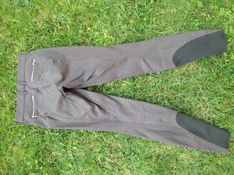 Hnědé rajtky Equiline Grip sed - 2