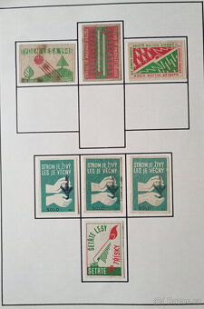 Album zápalkových nálepek 1945 - 1958 č.1 - 2