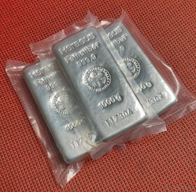 Argor HERAEUS 1kg stříbrné slitky,Mince
Wiener Philhar - 2