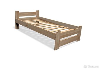 Prodám 2 postele 90x200, rošt i molitanová e velmi zachovalé - 2