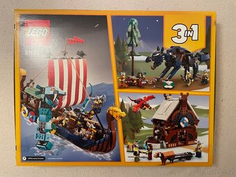 LEGO 31132 Vikingská loď a mořský had - 2