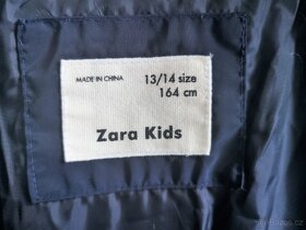 Nová zimní peřová bunda zn. Zara Kids, vel. 164 - 2