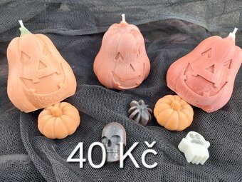 Sójová svíčka DÝNĚ s obličejem - 2