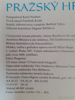 KNIHA PRAŽSKÝ HRAD 1 - 2