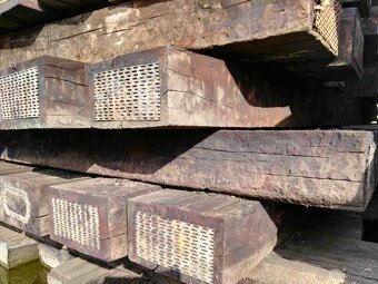 Prodám dřevěné železniční pražce v top stavu - 2