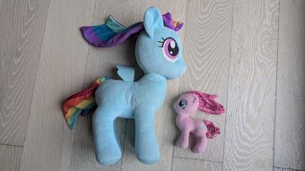 Plyšový Rainbow Dash My Little Pony + 2 malí MLP koníci - 2