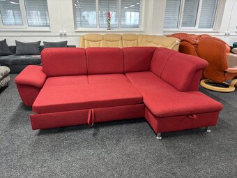 Sedací souprava rohová - rozkládací - zánovní - 2