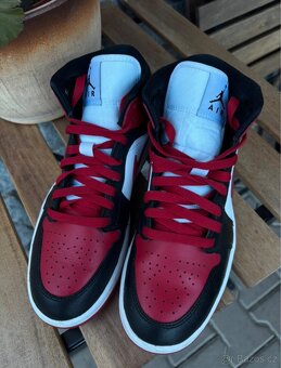 Nike air Jordan 1 mid Gym Red - 2