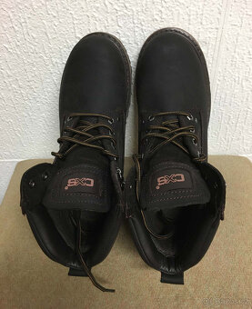 NOVÉ - pánské - KOŽENÉ podzim - zima - vel. 41 - 42 - 2