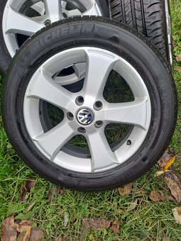 Alu kola 5x112 originál VW 205/55 R16 - 2