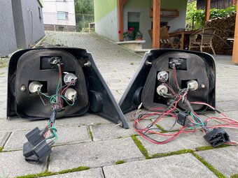 Zadní tuningová světla golf 4 + přední ofuky - 2