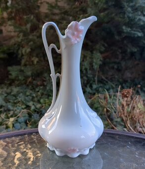 Secesní bleděmodrá karafa - ROYAL DUX - 2