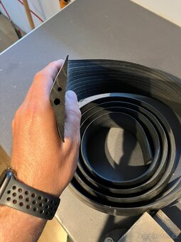 Gumový práh pod garážová vrata - 2