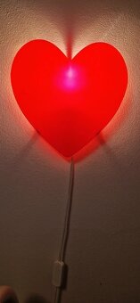 Lampička srdce IKEA - 2