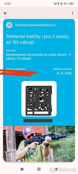 Střelnice 9 zbraní, 72 naboju - 2