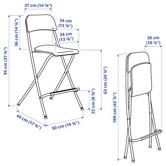 Barová židle Franklin Ikea - 2