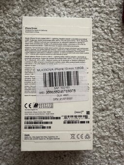 iPhone 13 mini 128 GB červená - 2