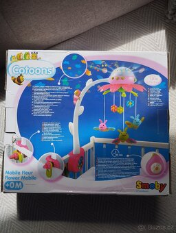 Kolotoč nad postýlku Flower Cotoons Smoby - 2