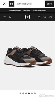 Under Armour pánské teenisky vel. 46/47 kožené - 2