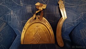 Mosazná lopatka a smetáček na stůl - 2