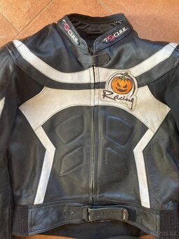 Tschul Racing-Pánská kožená moto kombinéza, dvoudílná - 2