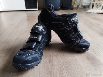 Cyklo speciály kožené boty Shimano vel 40 s kufry - 2