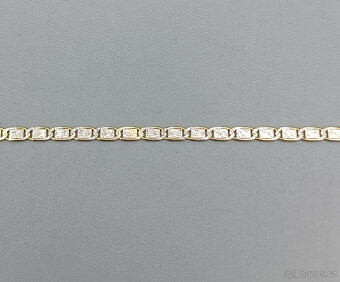 Zlatý náramek 1,70g, 14 kt, 585/1000, délka 19 cm - 2