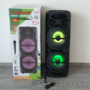78cm BT reproduktor 30W, mikrofon, dálkové ovládání - nové - 2