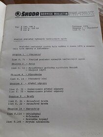 Servisní bulletin VII.1976, Š100, 100L,110 L, 110 LS, 110 R - 2