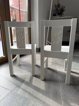 Dětská židlička IKEA KRITTER bílá - 2