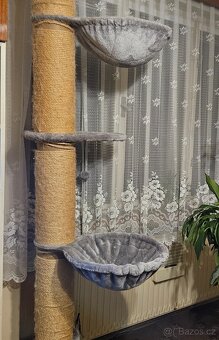 Prodám kočičí strom - škrabadlo do stropu - 2