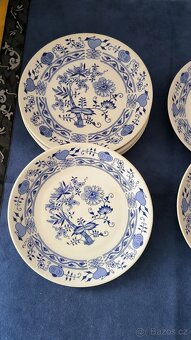 Porcelánové talíře cibulák - 2