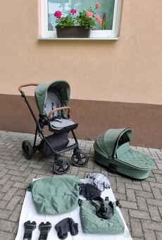 Kombinovaný kočárek ROAN Ivi - Boho Green - 2