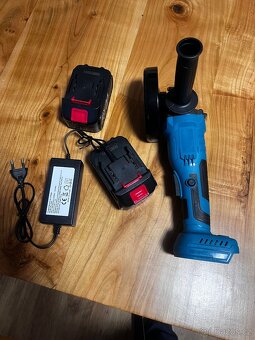 Aku flexa, uhlova bruska + 2x baterie 21v - 2