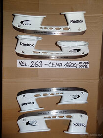 Komplet nože + holdery na brusle CCM a RBK (vel. 263) - NOVÉ - 2