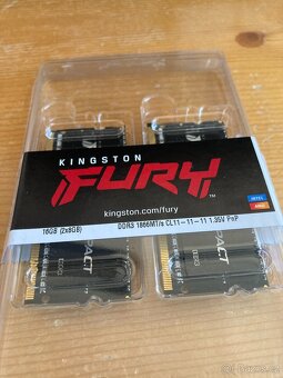 Kingston Fury RAM 16GB DDR3L 1866 CL11 (2x8GB kit) - 2