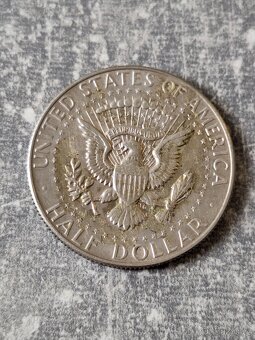 Stříbrná mince pul dolar Kennedy 1966 - 2