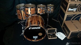Prodám nové bicí Sonor SQ2- African Marble - 2